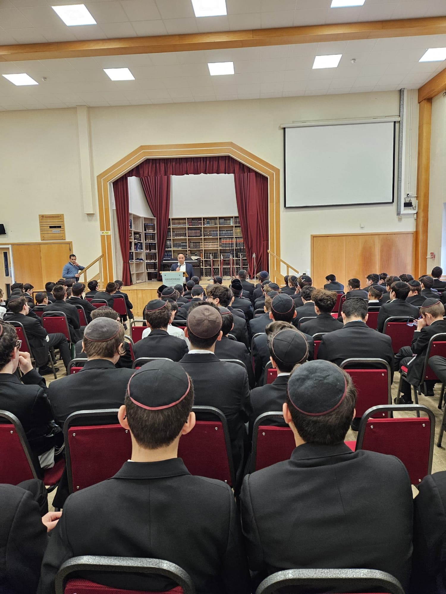 Chazak Schools assembly at Hasmonean