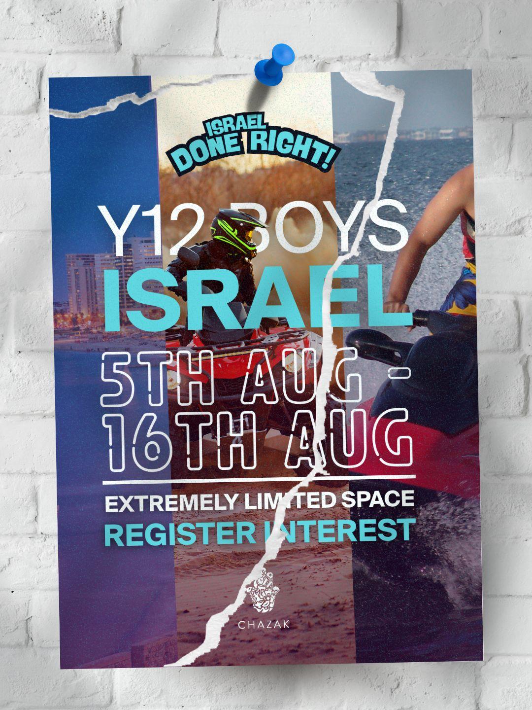 Year 12 Boys Israel Trip